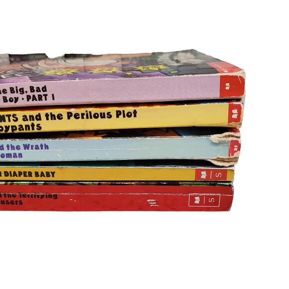 Captain Underpants Book Bundle Adventures of Super Diaper Baby Book - Picture 4 of 16